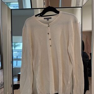 John Varvatos Cream Sweater